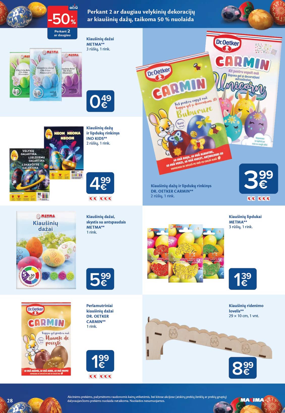 Maxima - VELYKŲ MĖNUO 28 puslapis