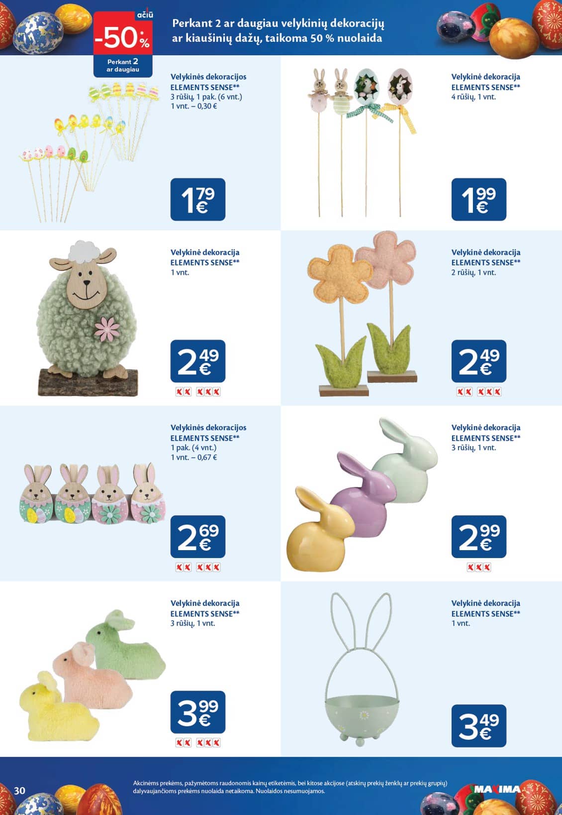 Maxima - VELYKŲ MĖNUO 30 puslapis