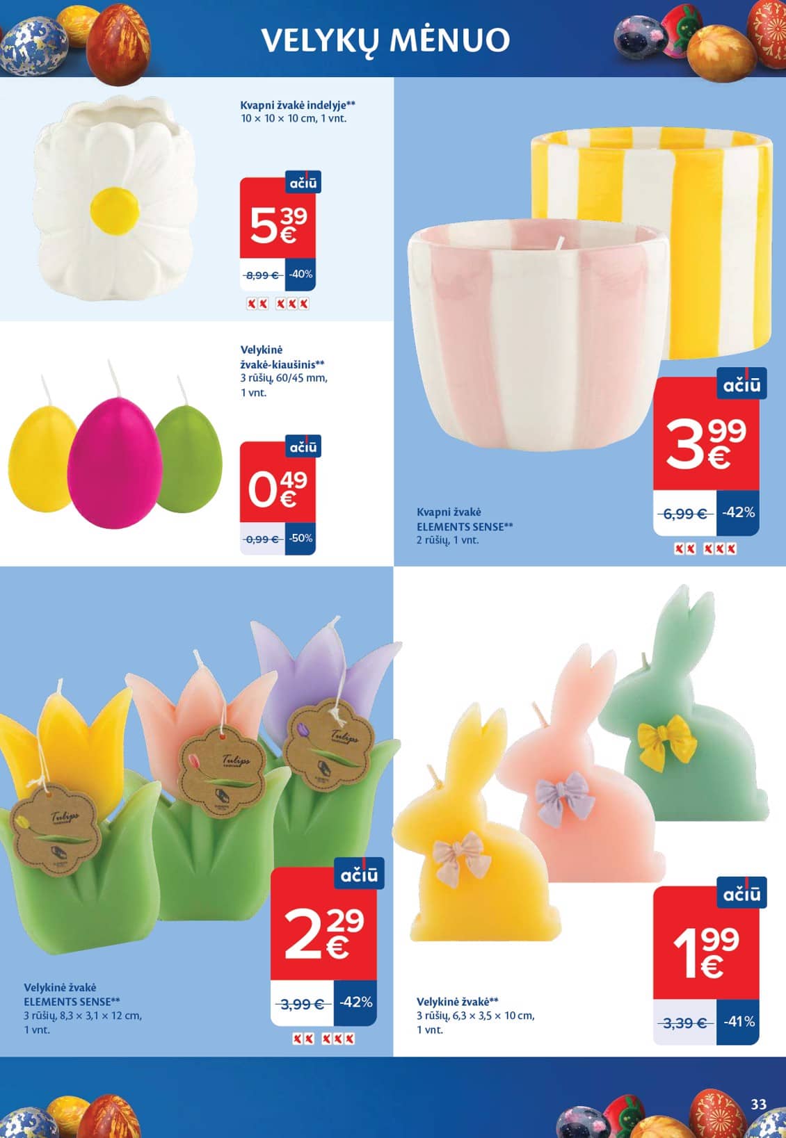 Maxima - VELYKŲ MĖNUO 33 puslapis