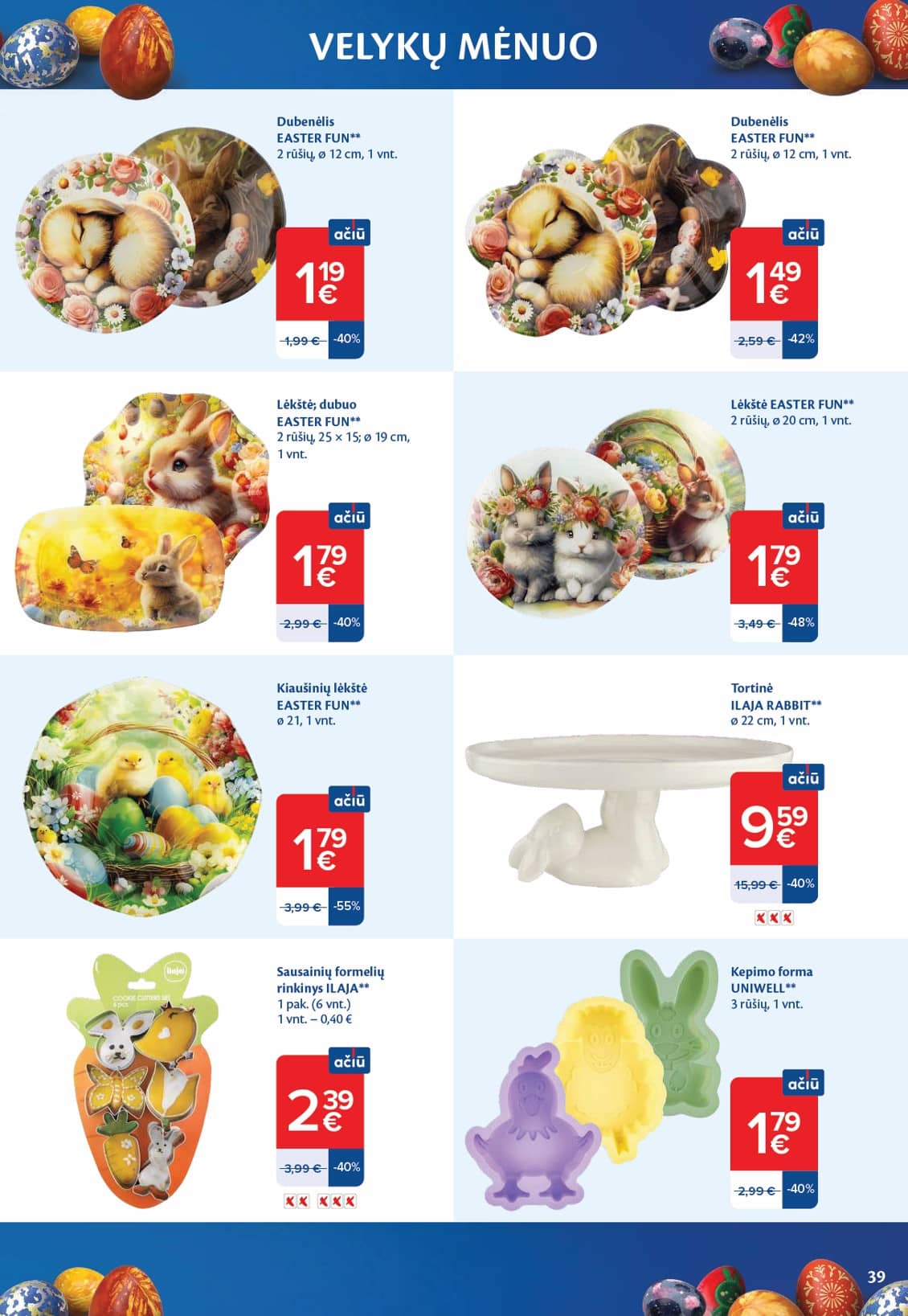 Maxima - VELYKŲ MĖNUO 39 puslapis