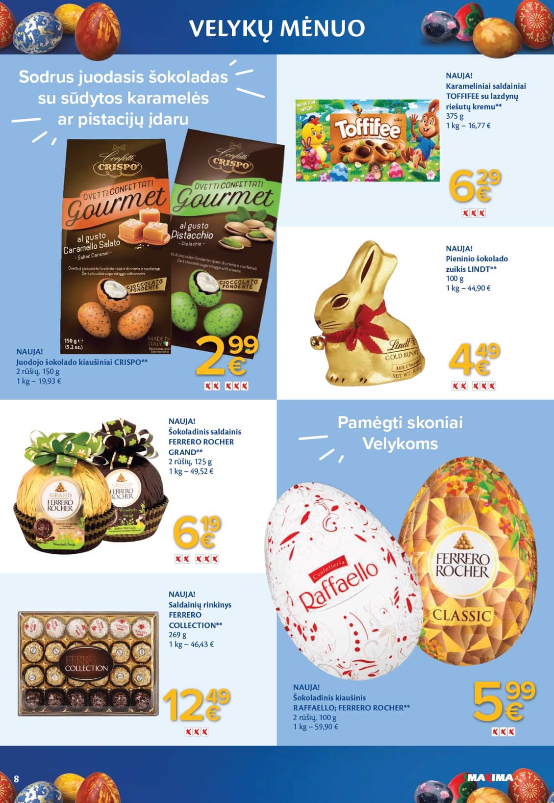Maxima - VELYKŲ MĖNUO 8 puslapis