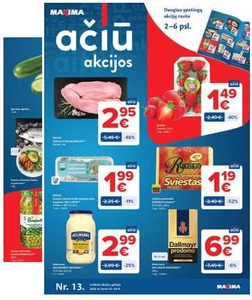 Maxima - Naujausias Maxima "AČIŪ" akcijų leidinys | 2026-03-24 - 2026-03-30 2026-03-24 – 2026-03-30