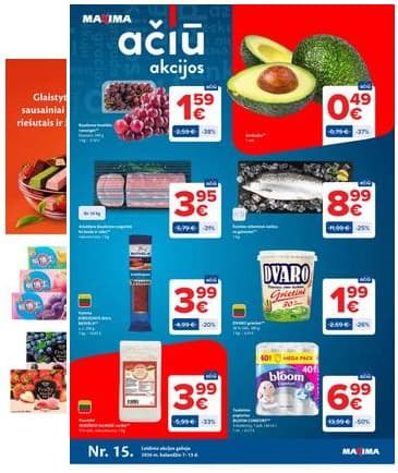 Maxima - Naujausias Maxima "AČIŪ" akcijų leidinys | 2026-04-07 - 2026-04-12 2026-04-07 – 2026-04-12