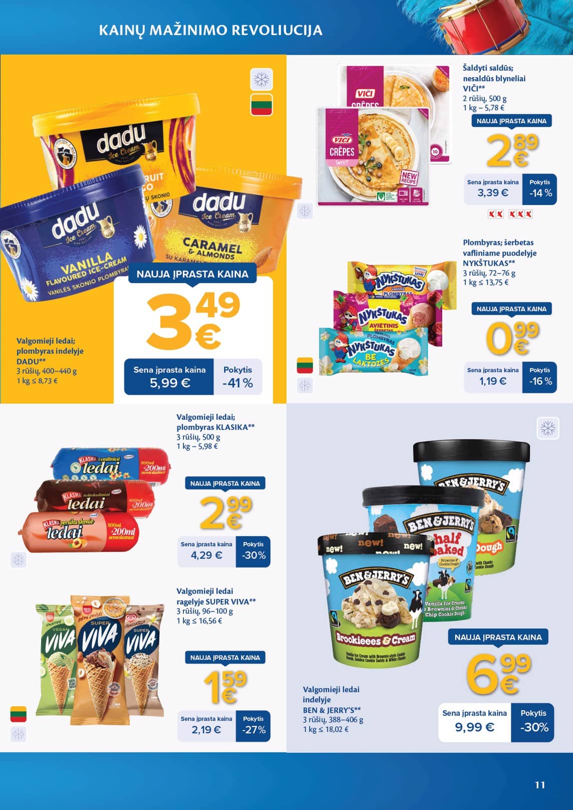 Maxima - Maxima nuolaidų leidinys "Kainų mažinimo revoliucija" | 2026-04-07 - 2026-05-04 11 puslapis