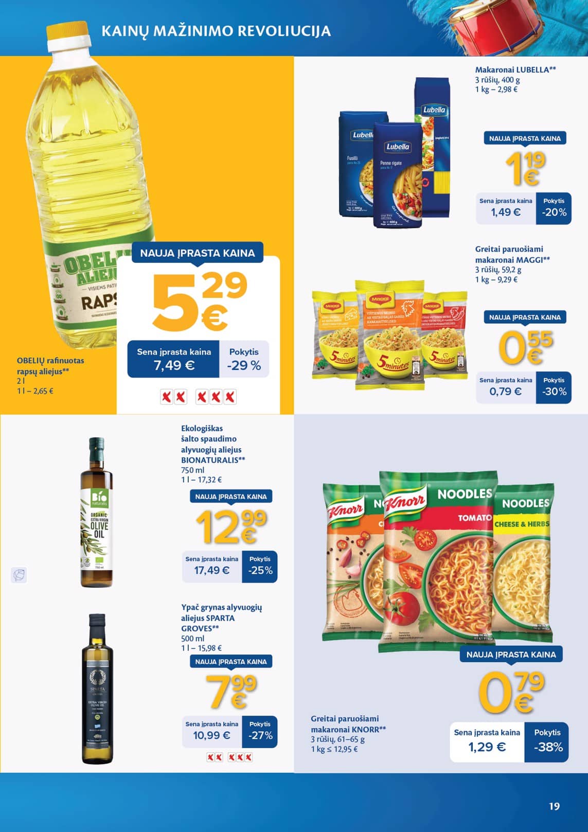 Maxima - Maxima nuolaidų leidinys "Kainų mažinimo revoliucija" | 2026-04-07 - 2026-05-04 19 puslapis