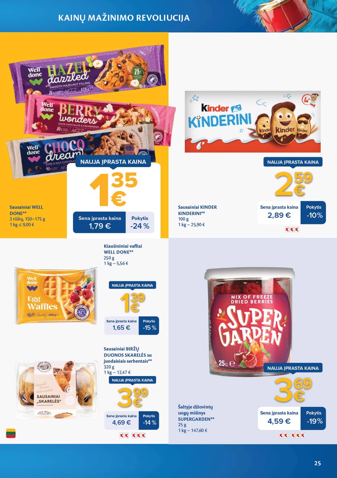 Maxima - Maxima nuolaidų leidinys "Kainų mažinimo revoliucija" | 2026-04-07 - 2026-05-04 25 puslapis