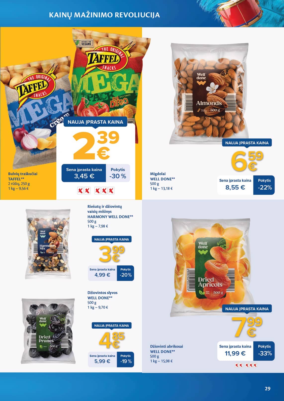 Maxima - Maxima nuolaidų leidinys "Kainų mažinimo revoliucija" | 2026-04-07 - 2026-05-04 29 puslapis