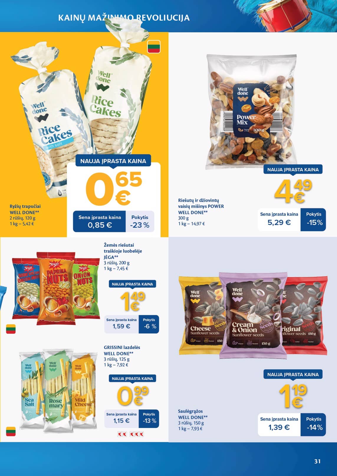 Maxima - Maxima nuolaidų leidinys "Kainų mažinimo revoliucija" | 2026-04-07 - 2026-05-04 31 puslapis