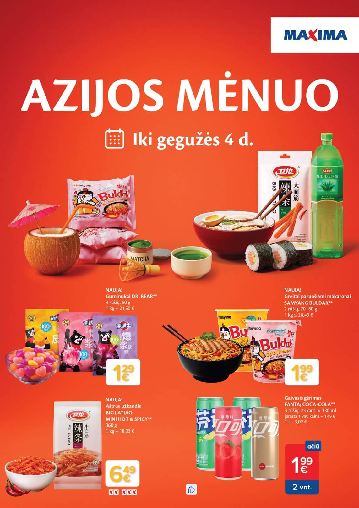 Maxima - AZIJOS MĖNUO 1 puslapis