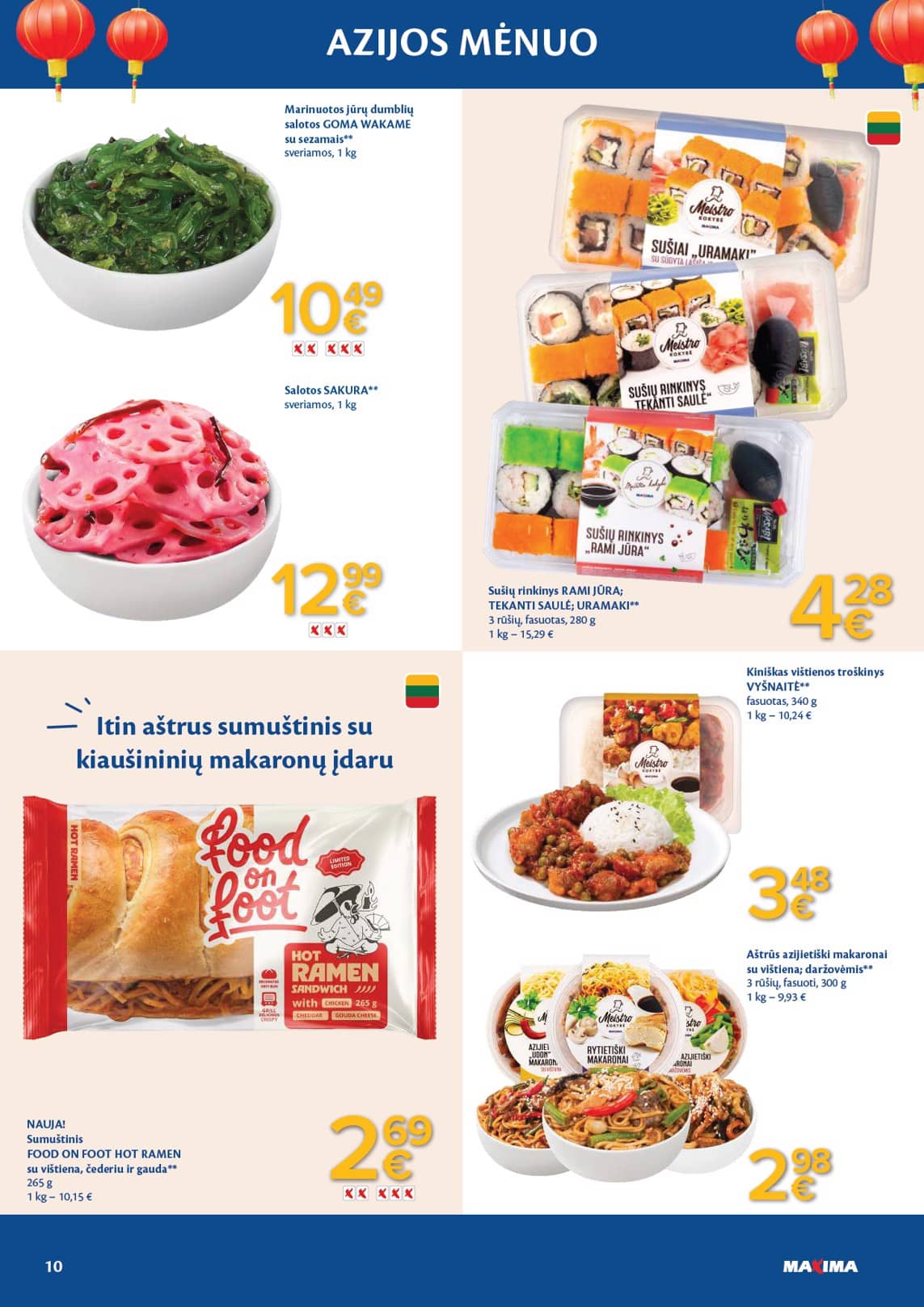 Maxima - AZIJOS MĖNUO 10 puslapis