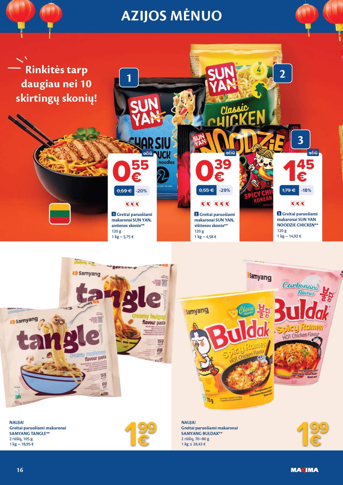 Maxima - AZIJOS MĖNUO 16 puslapis