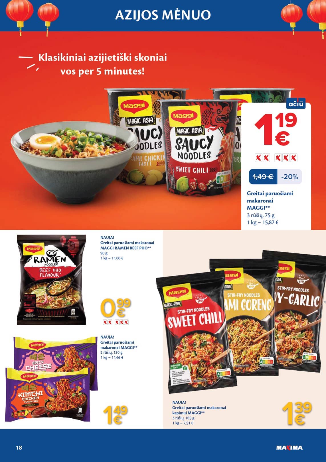 Maxima - AZIJOS MĖNUO 18 puslapis