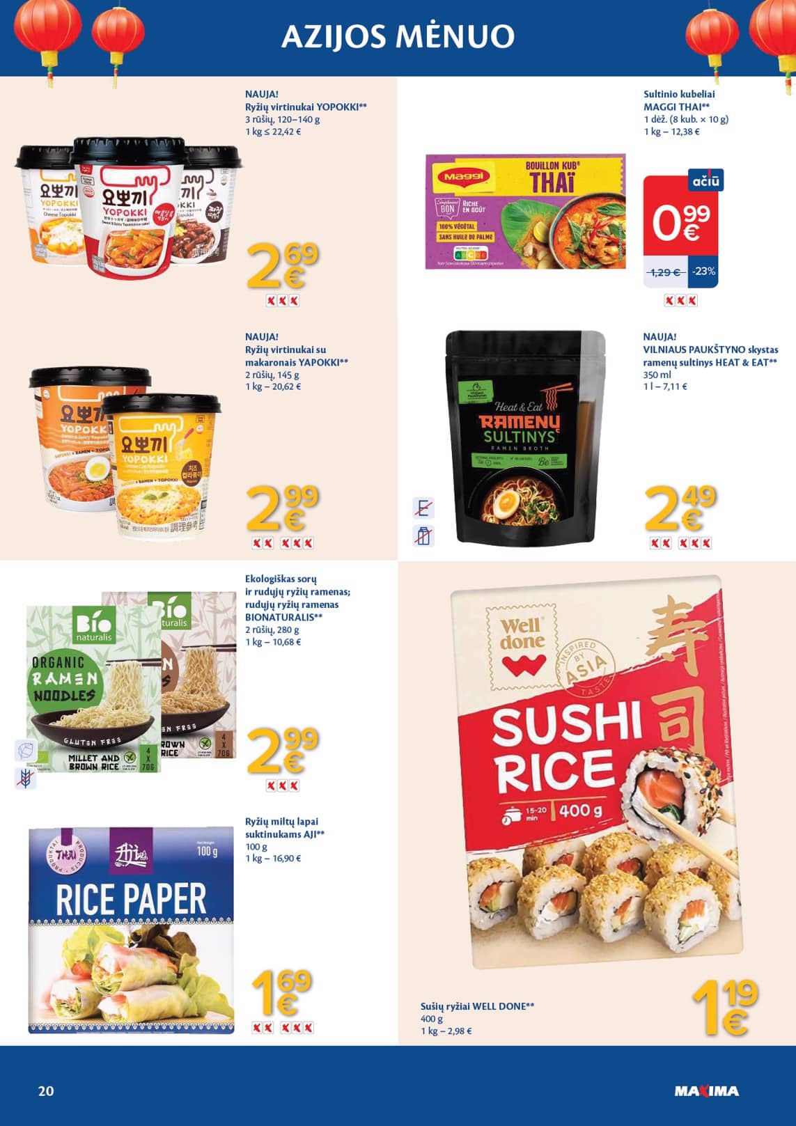 Maxima - AZIJOS MĖNUO 20 puslapis