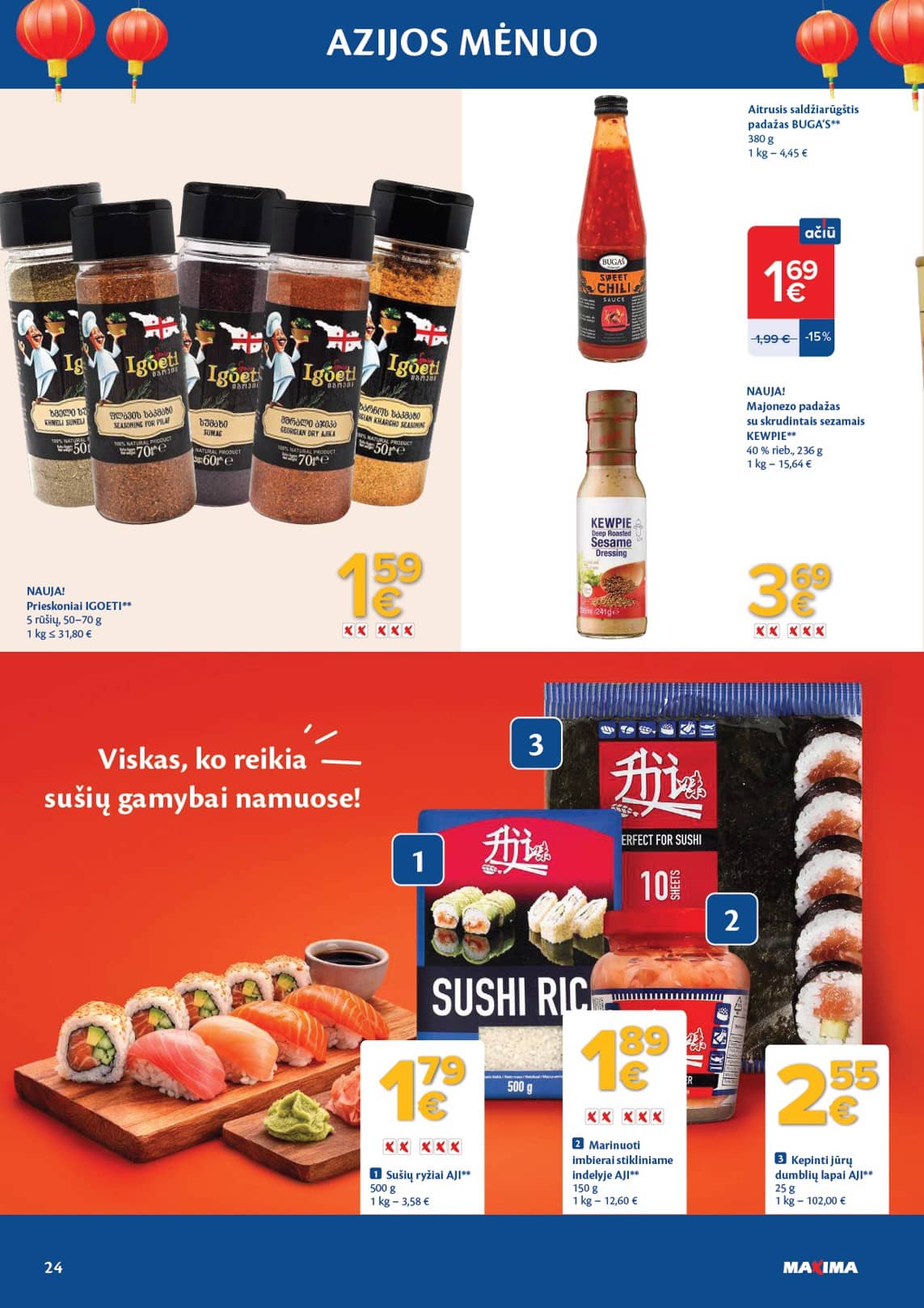 Maxima - AZIJOS MĖNUO 24 puslapis