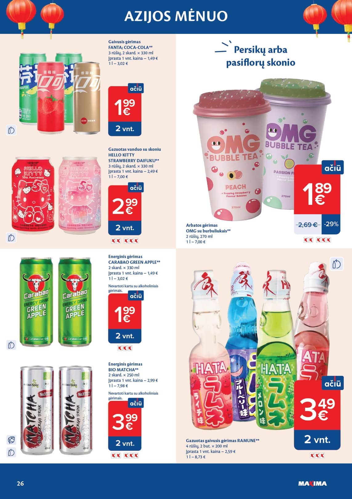 Maxima - AZIJOS MĖNUO 26 puslapis