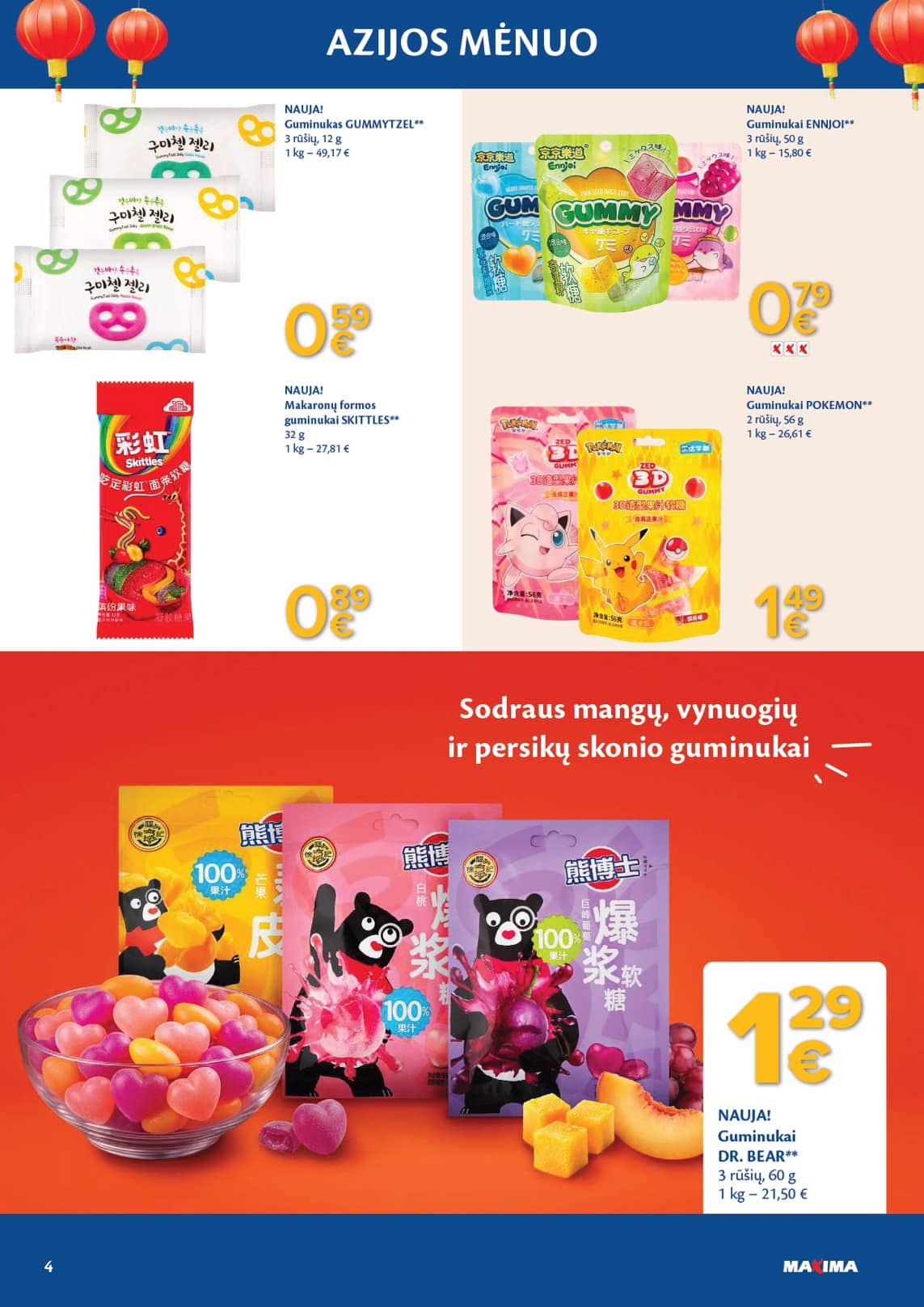 Maxima - AZIJOS MĖNUO 4 puslapis