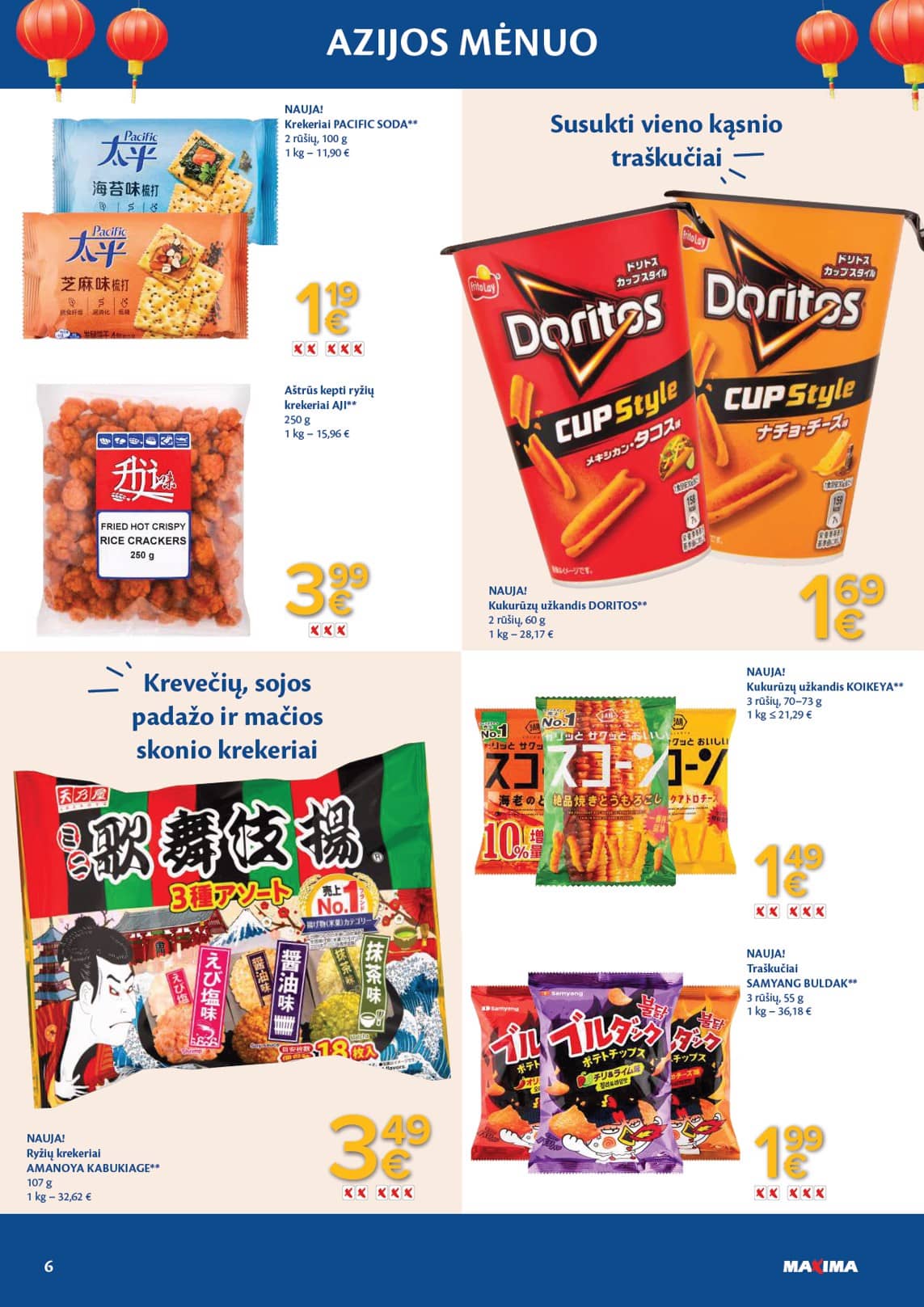 Maxima - AZIJOS MĖNUO 6 puslapis