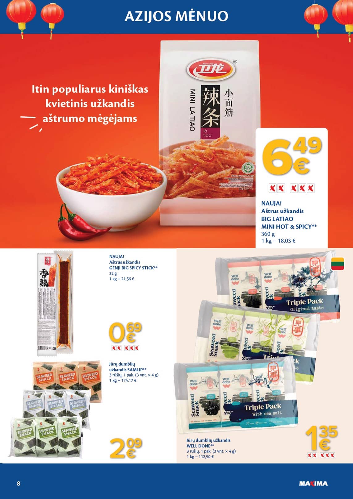 Maxima - AZIJOS MĖNUO 8 puslapis