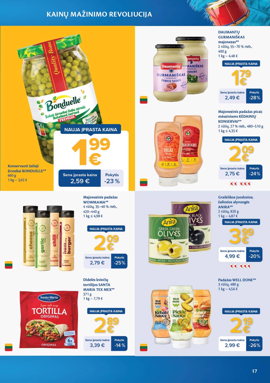 Maxima - Maxima nuolaidų leidinys "Kainų mažinimo revoliucija" | 2026-04-07 - 2026-05-04 17 puslapis