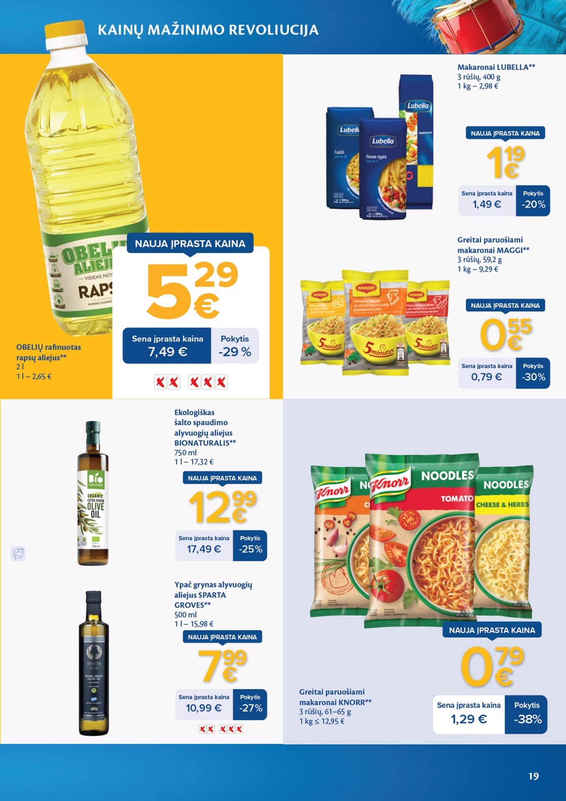 Maxima - Maxima nuolaidų leidinys "Kainų mažinimo revoliucija" | 2026-04-07 - 2026-05-04 19 puslapis
