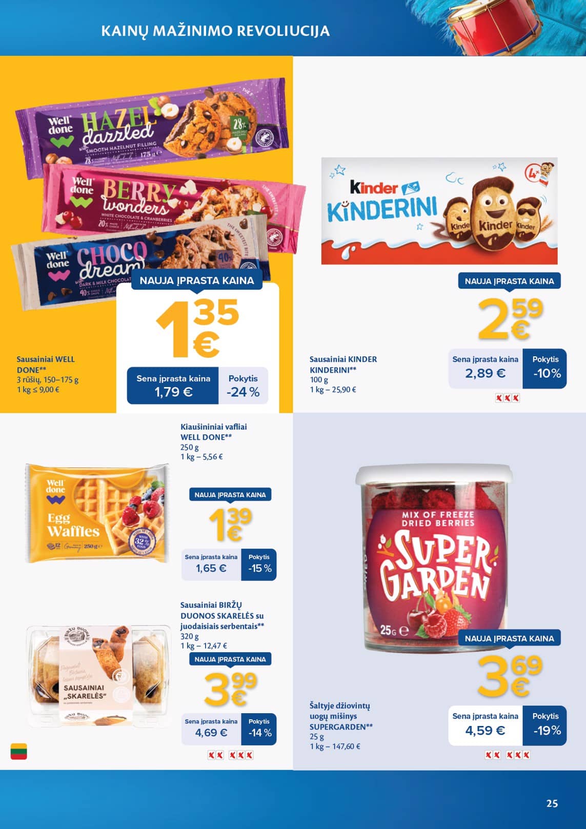 Maxima - Maxima nuolaidų leidinys "Kainų mažinimo revoliucija" | 2026-04-07 - 2026-05-04 25 puslapis