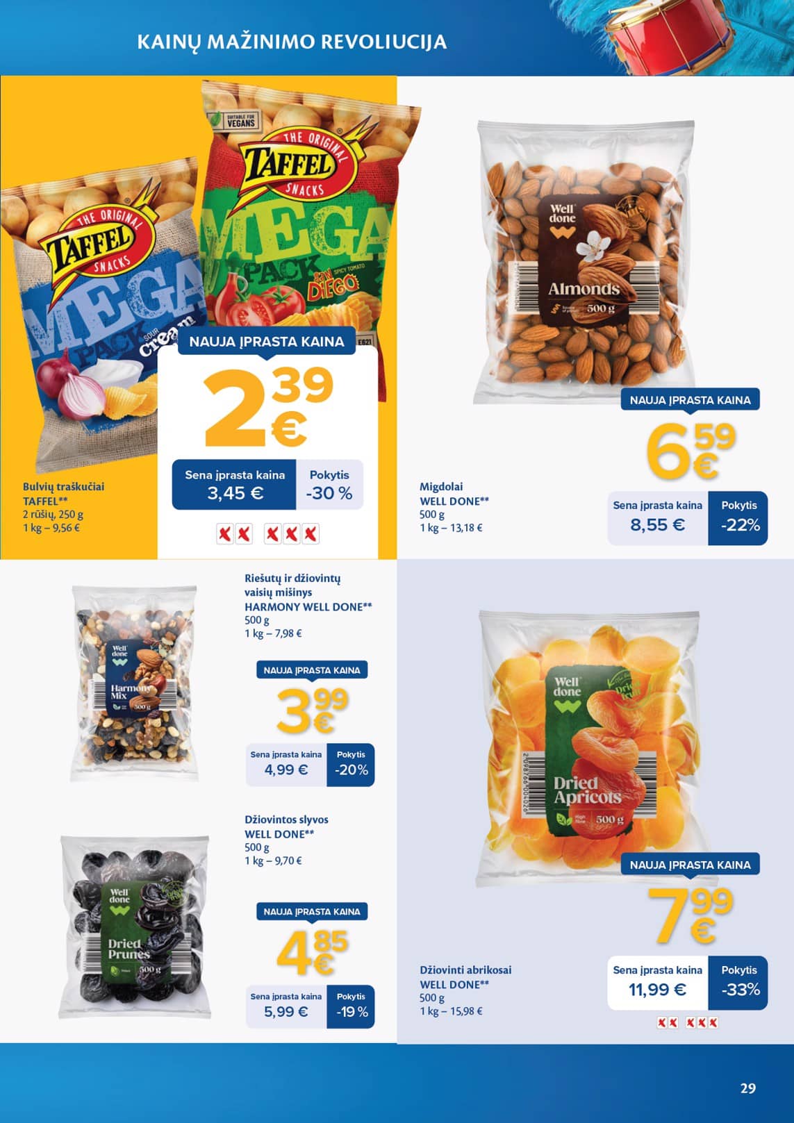 Maxima - Maxima nuolaidų leidinys "Kainų mažinimo revoliucija" | 2026-04-07 - 2026-05-04 29 puslapis