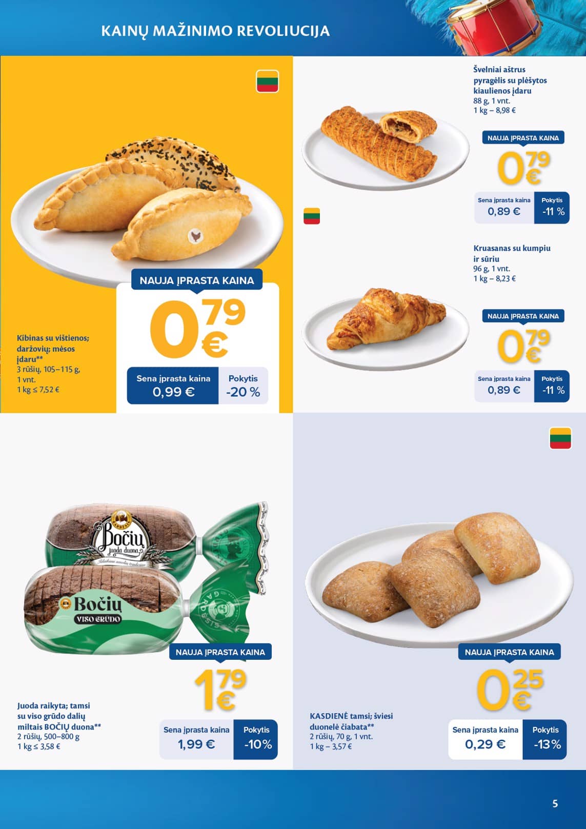 Maxima - Maxima nuolaidų leidinys "Kainų mažinimo revoliucija" | 2026-04-07 - 2026-05-04 5 puslapis