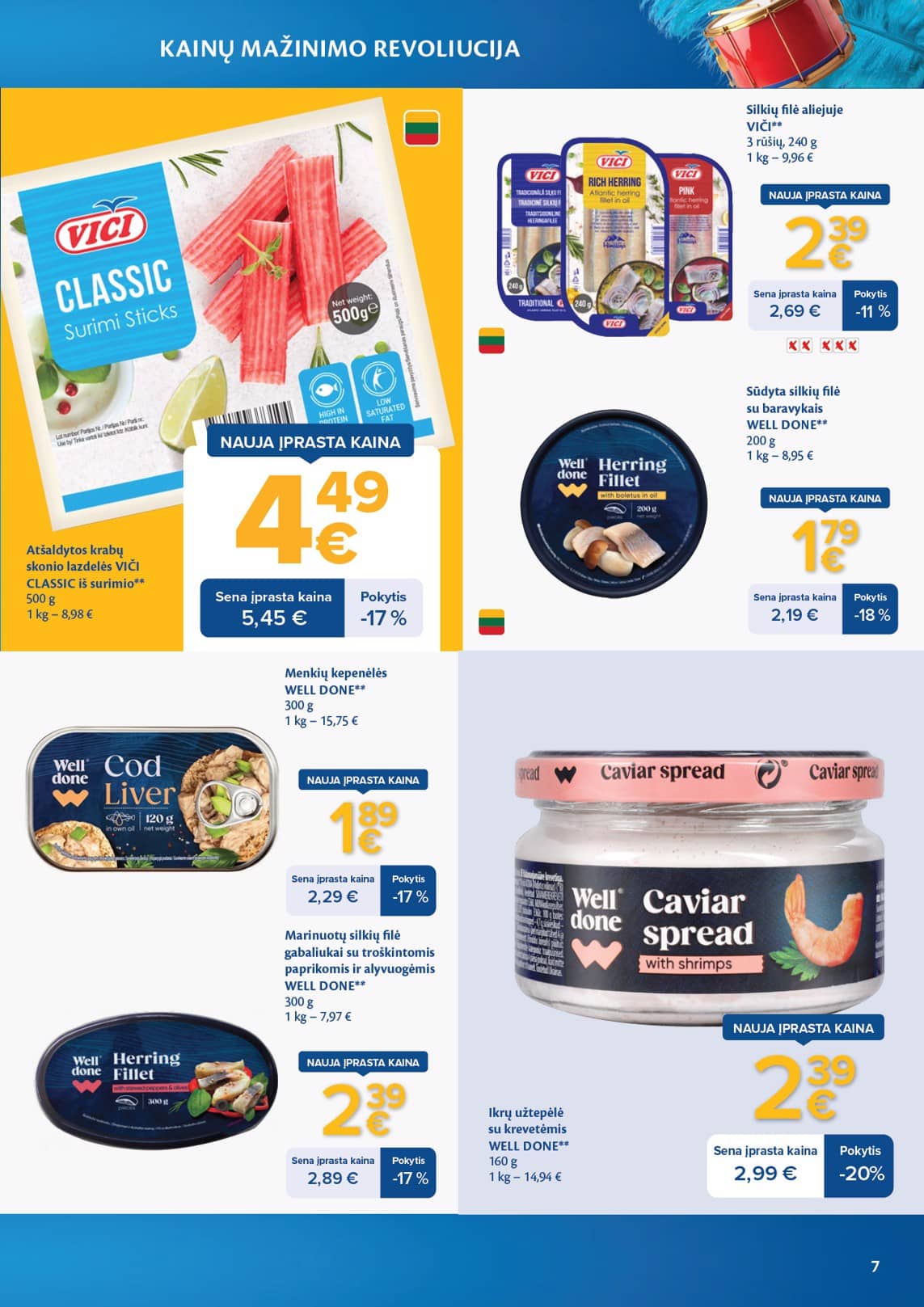 Maxima - Maxima nuolaidų leidinys "Kainų mažinimo revoliucija" | 2026-04-07 - 2026-05-04 7 puslapis