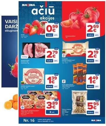 Maxima - Naujausias Maxima "AČIŪ" akcijų leidinys | 2026-04-14 - 2026-04-20 2026-04-14 – 2026-04-20