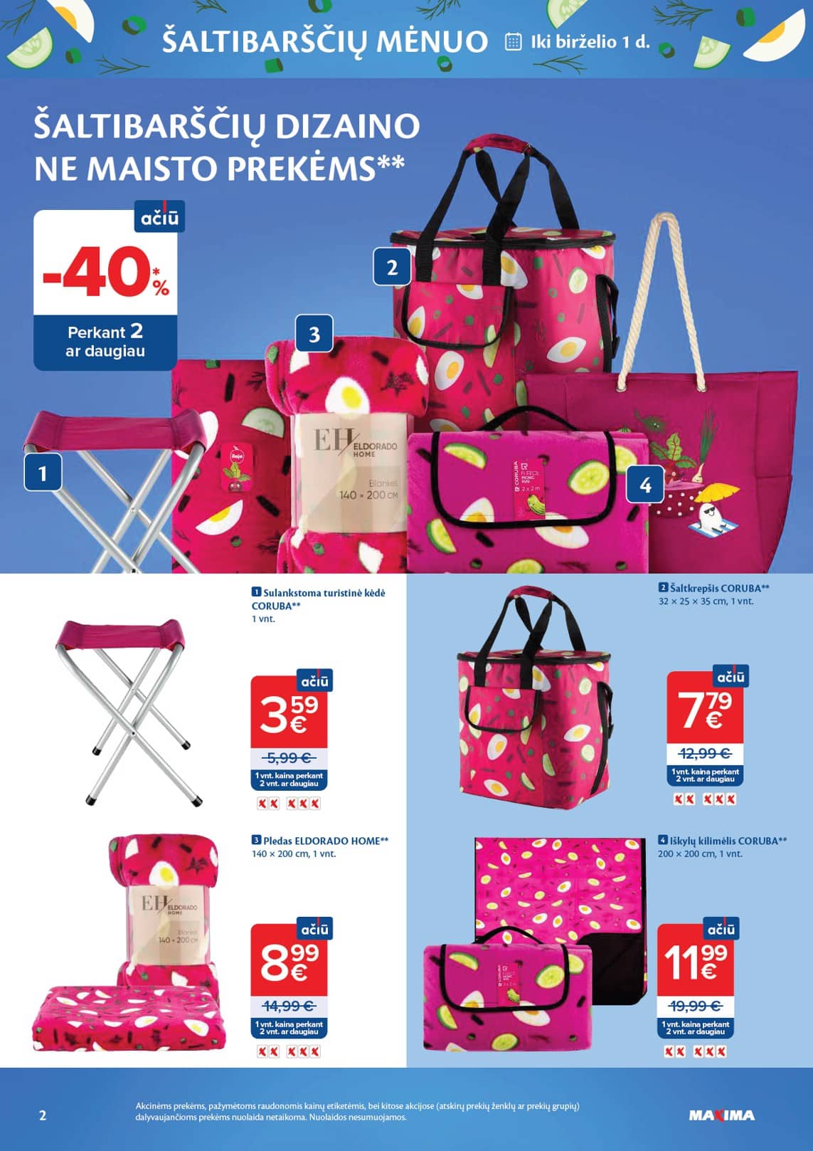 Maxima - Maxima "ŠALTIBARŠČIŲ MĖNUO" nuolaidų leidinys 2 puslapis