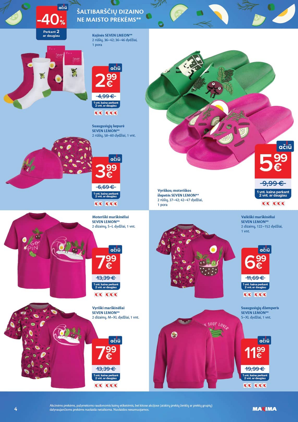 Maxima - Maxima "ŠALTIBARŠČIŲ MĖNUO" nuolaidų leidinys 4 puslapis