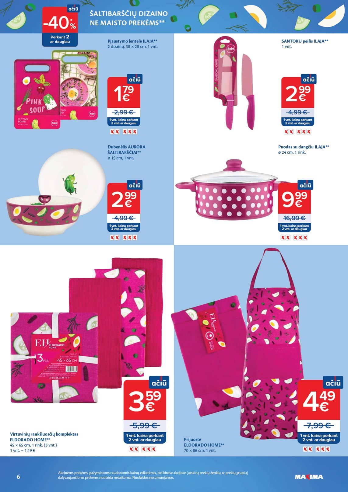 Maxima - Maxima "ŠALTIBARŠČIŲ MĖNUO" nuolaidų leidinys 6 puslapis