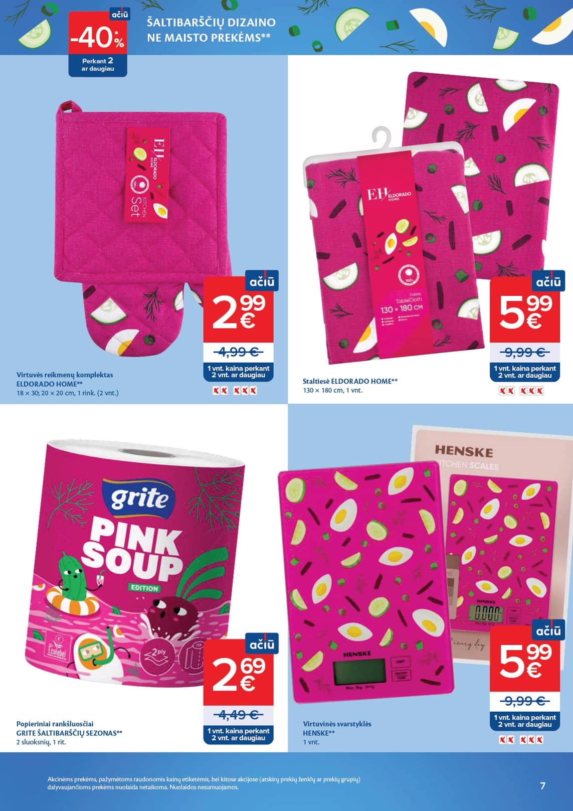 Maxima - Maxima "ŠALTIBARŠČIŲ MĖNUO" nuolaidų leidinys 7 puslapis