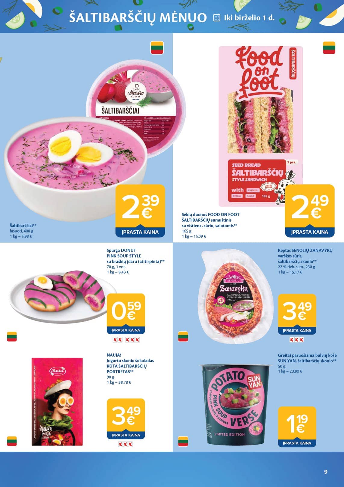 Maxima - Maxima "ŠALTIBARŠČIŲ MĖNUO" nuolaidų leidinys 9 puslapis