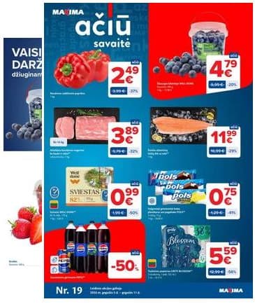 Maxima - Naujausias Maxima "AČIŪ" akcijų leidinys | 2026-05-05 - 2026-05-11 2026-05-05 – 2026-05-11
