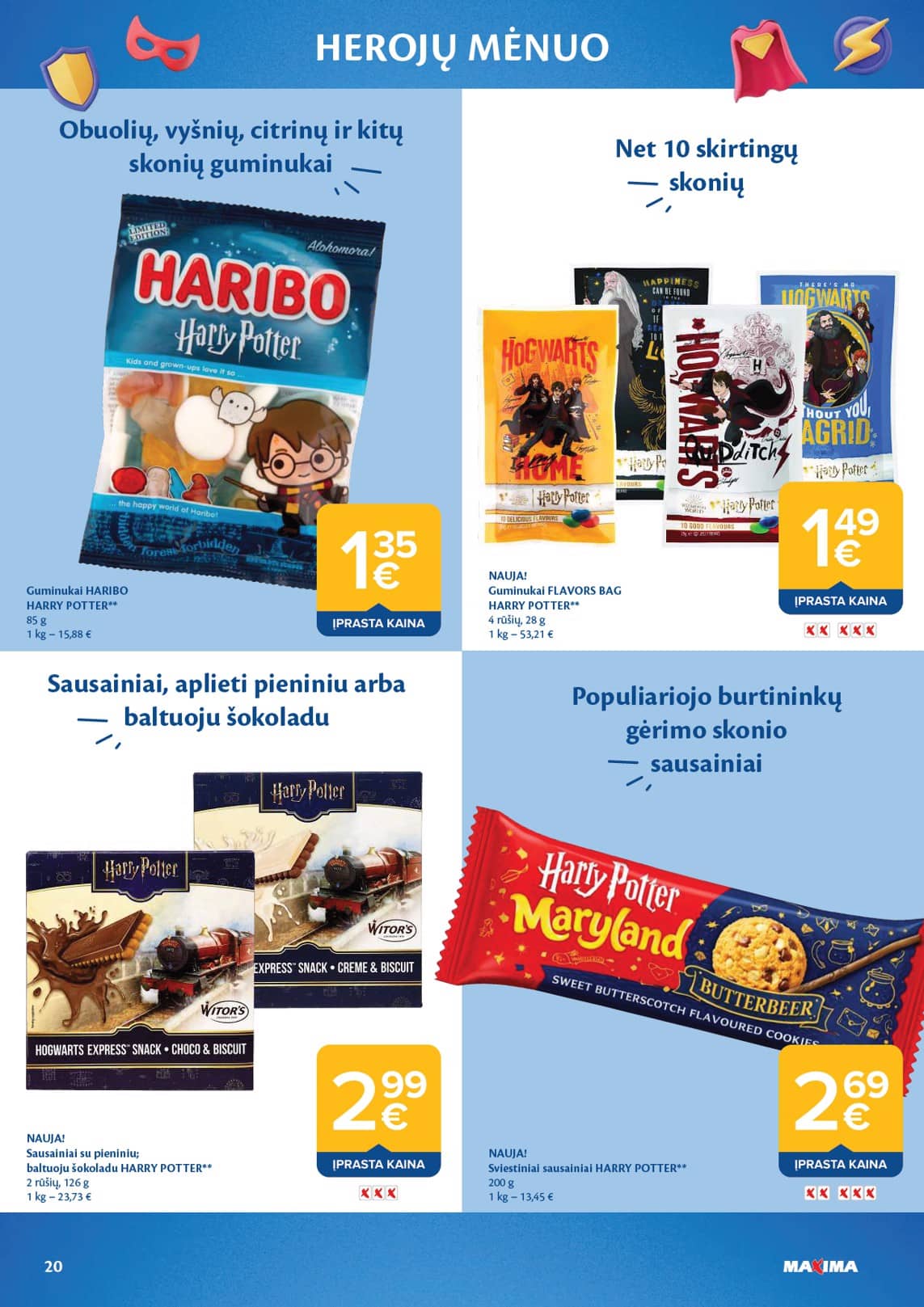 Maxima - HEROJŲ MĖNUO 20 puslapis