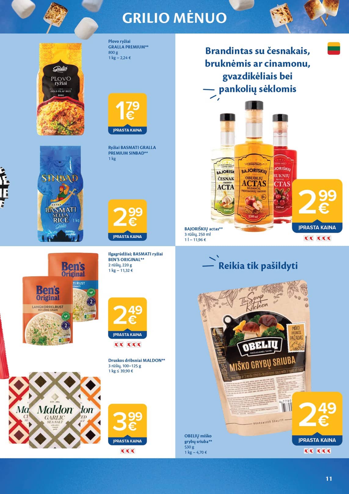 Maxima - Maxima "GRILIO MĖNUO" nuolaidų katalogas 11 puslapis