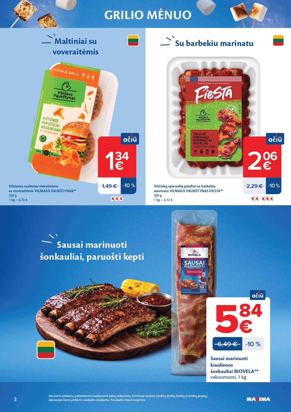 Maxima - Maxima "GRILIO MĖNUO" nuolaidų katalogas 2 puslapis