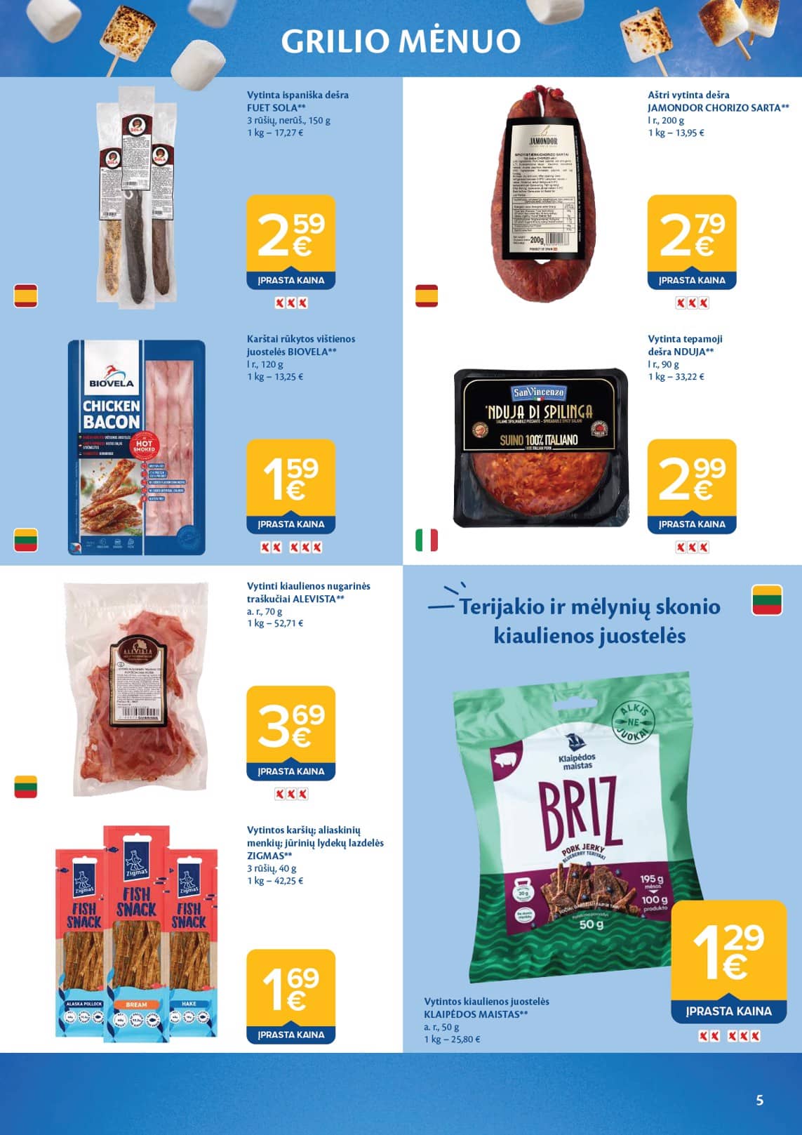 Maxima - Maxima "GRILIO MĖNUO" nuolaidų katalogas 5 puslapis