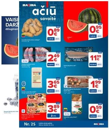 Maxima - Naujausias Maxima "AČIŪ" akcijų leidinys | 2026-06-16 - 2026-06-22 2026-06-16 – 2026-06-22
