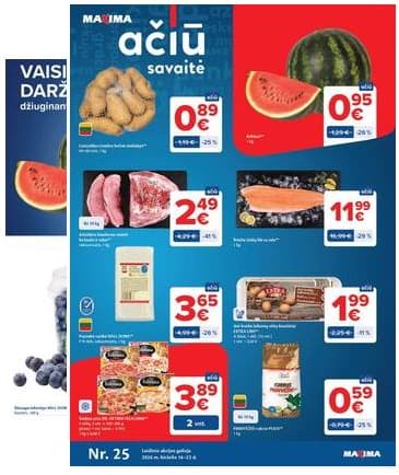 Maxima - Naujausias Maxima "AČIŪ" akcijų leidinys | 2026-06-16 - 2026-06-22 2026-06-16 – 2026-06-22
