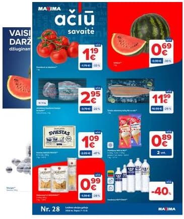 Maxima - Naujausias Maxima "AČIŪ" akcijų leidinys | 2026-07-07 - 2026-07-13 2026-07-07 – 2026-07-13