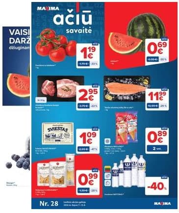 Maxima - Naujausias Maxima "AČIŪ" akcijų leidinys | 2026-07-07 - 2026-07-13 2026-07-07 – 2026-07-13