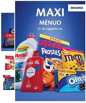 Maxima - Maxima "MAXI MĖNUO" akcijų leidinys 2026-07-07 – 2026-08-03