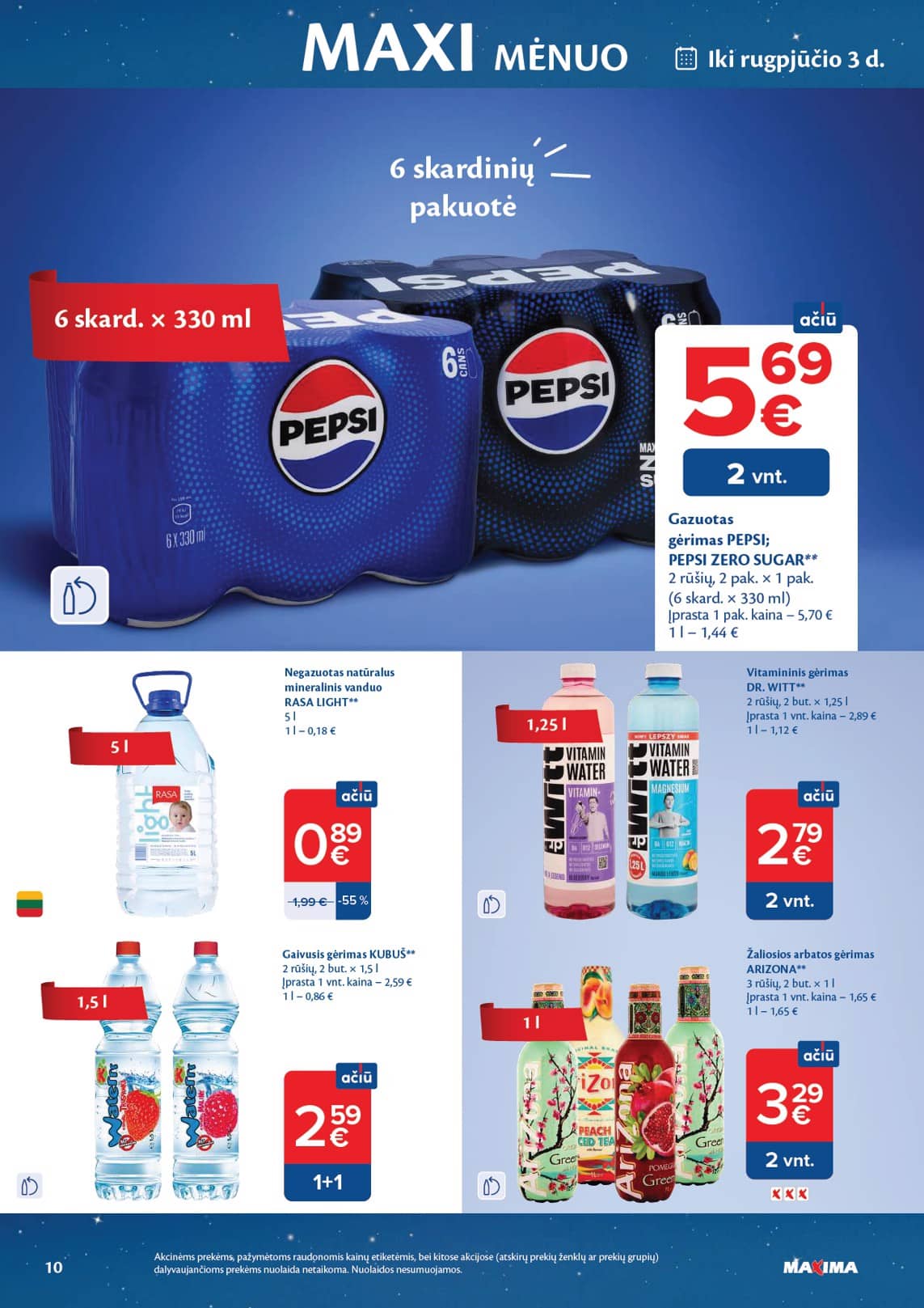 Maxima - Maxima "MAXI MĖNUO" akcijų leidinys 10 puslapis