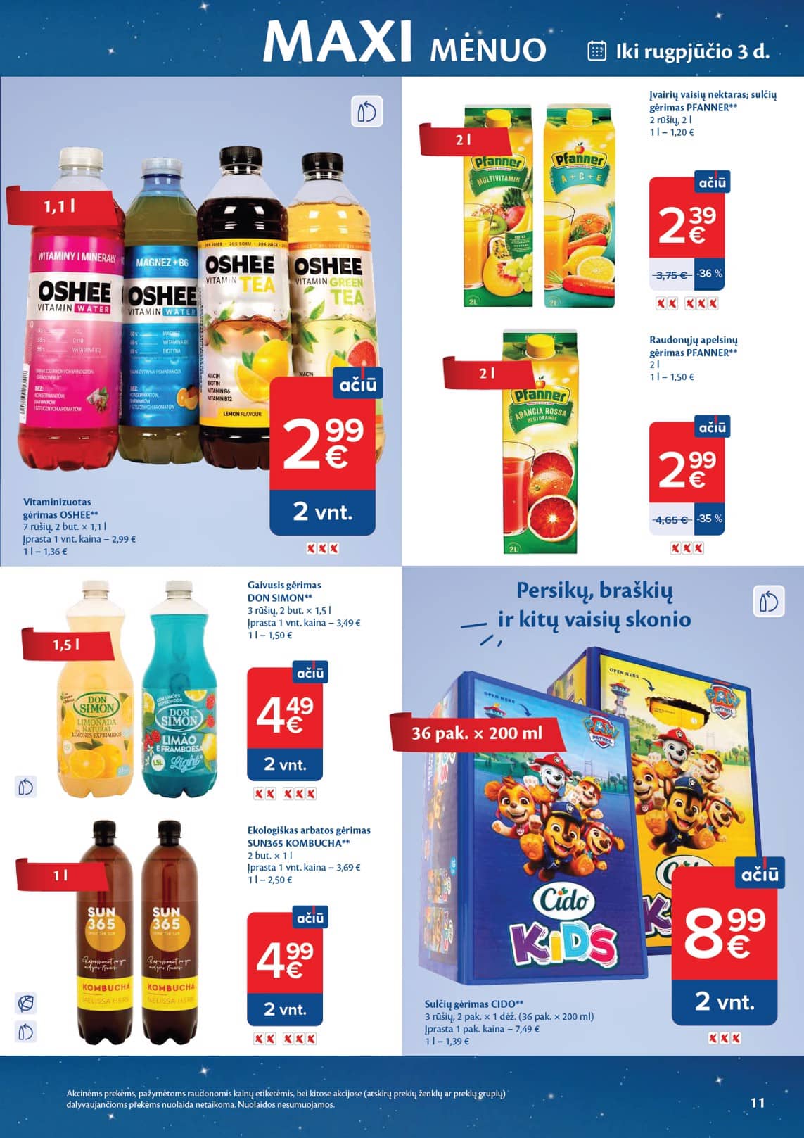 Maxima - Maxima "MAXI MĖNUO" akcijų leidinys 11 puslapis