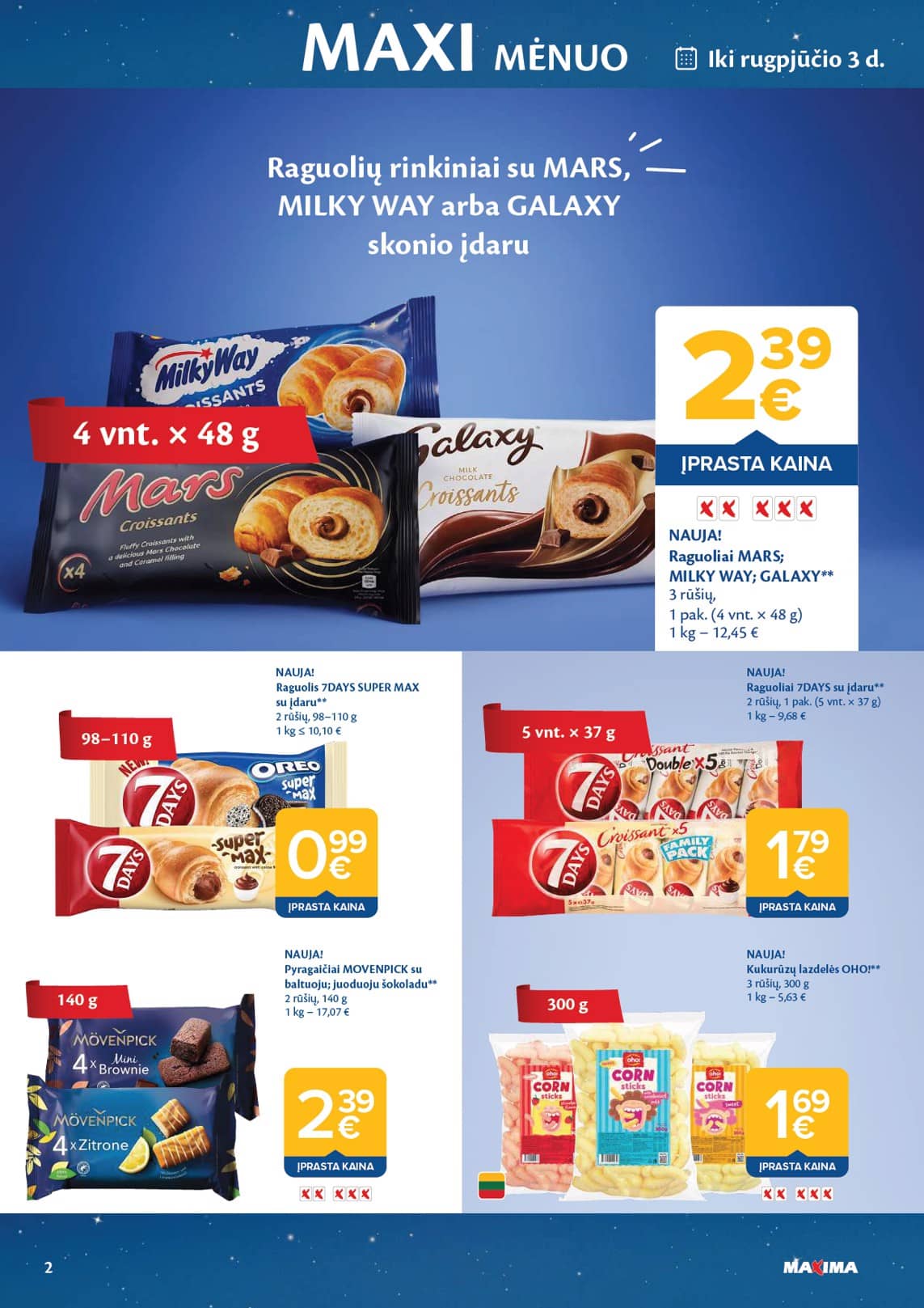 Maxima - Maxima "MAXI MĖNUO" akcijų leidinys 2 puslapis