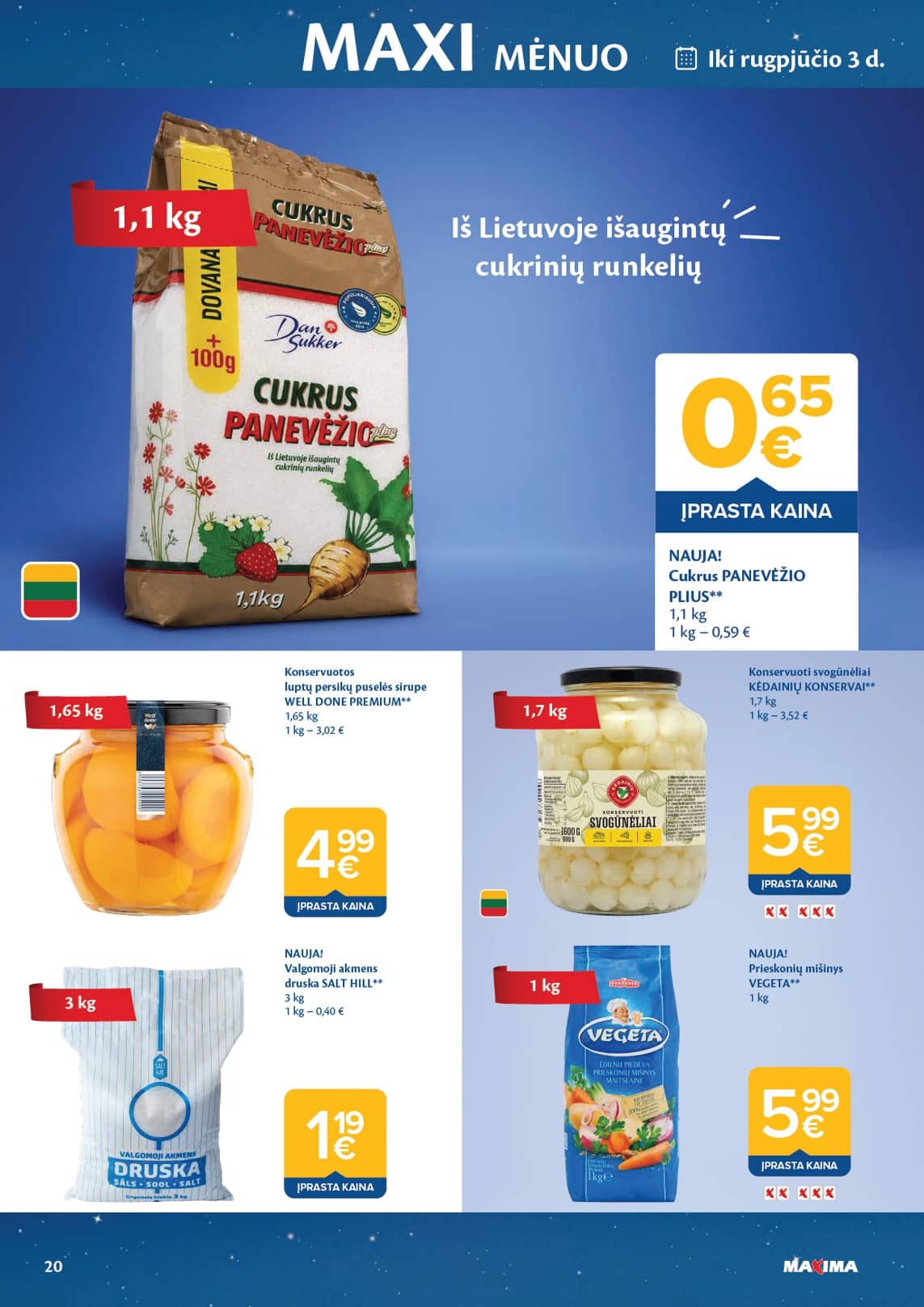 Maxima - Maxima "MAXI MĖNUO" akcijų leidinys 20 puslapis