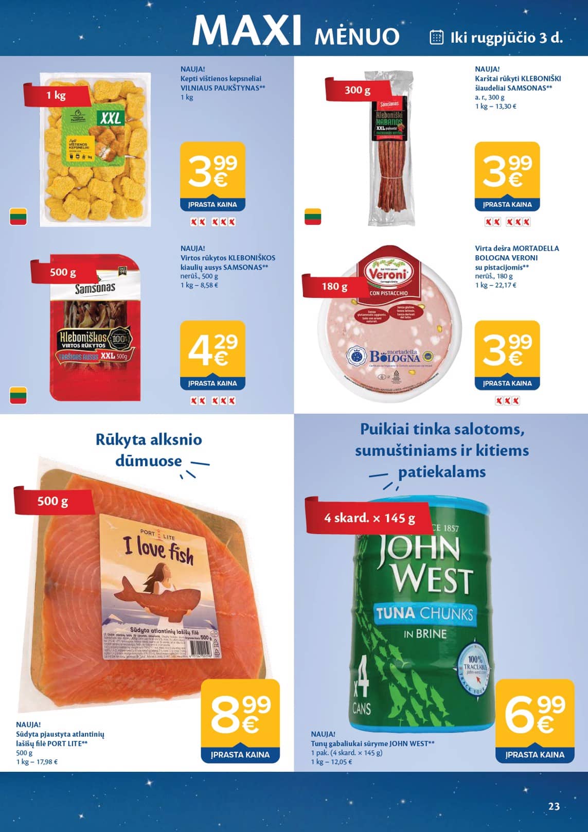 Maxima - Maxima "MAXI MĖNUO" akcijų leidinys 23 puslapis