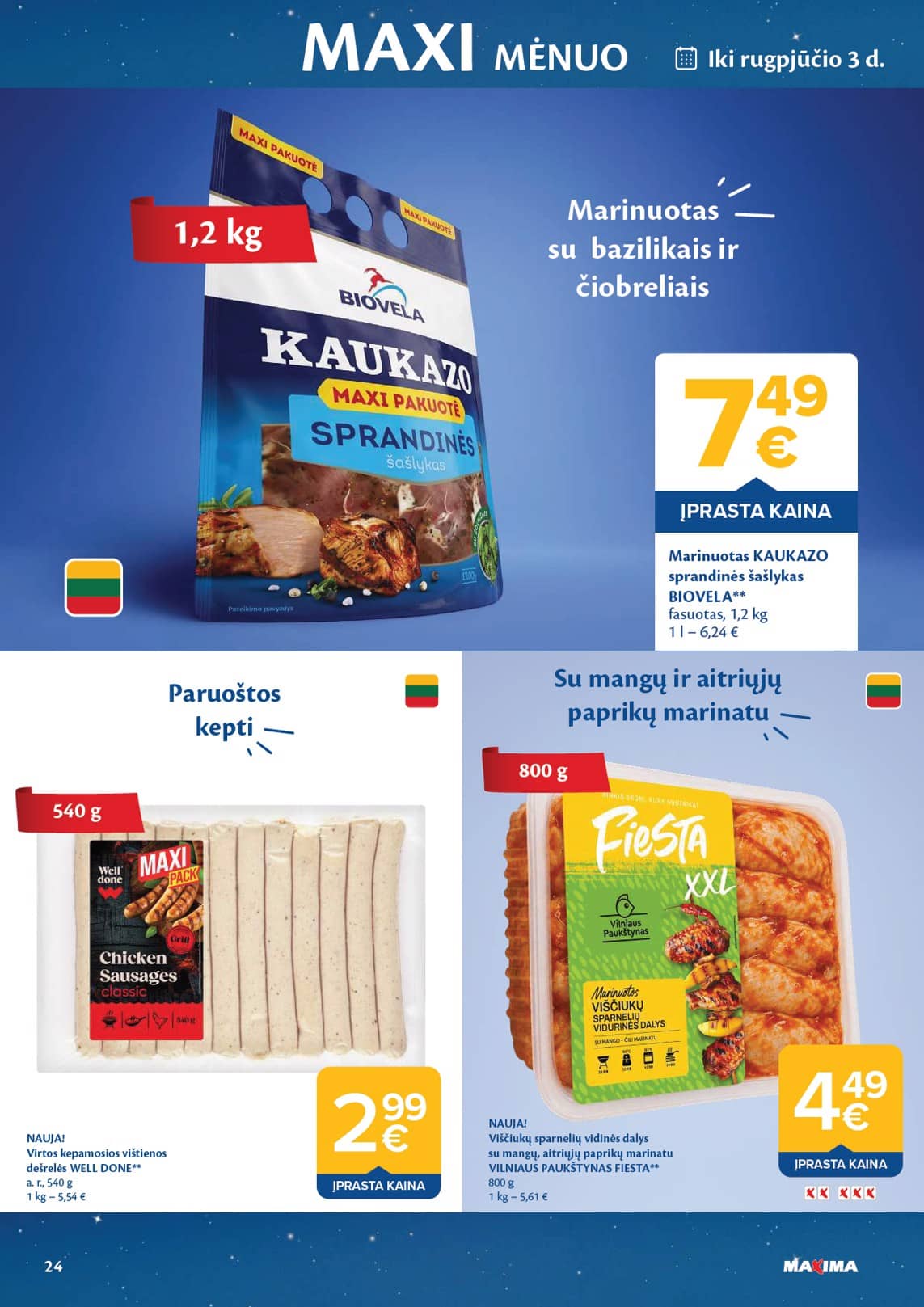 Maxima - Maxima "MAXI MĖNUO" akcijų leidinys 24 puslapis